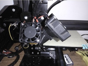 30mm 50mm fan adapter 3d printer parts extruder part cooling supercooler tronxy x1 x3 x5s 3d print model - Mito3D