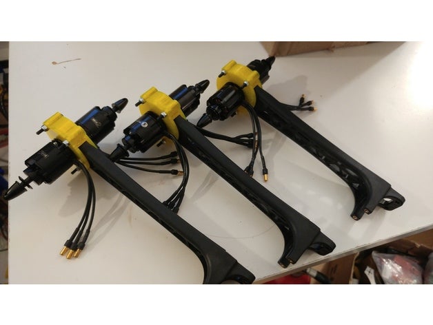koaksiyel adaptörü djı flamewheel klonlar r c araçlar bağdaştırıcı dji In f450 f550 drone racer gerçek yarışçı hexacopter motor mount monte edin dört quadcopter çerçeve 3D print model - Mito3D