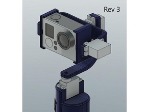 günstige gopro Kamera stabil diy 3d print model - Mito3D