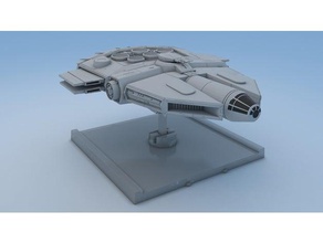 corellian yt lumière cargo concept jeux navire vaisseau spatial de star wars 3d print model - Mito3D
