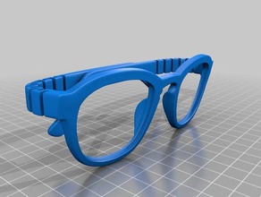eyewear lunettes glasses mermaid 3d print model - Mito3D