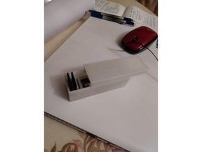 casella di mantenere usb e schede sd La stampa 3d portatile portatil sdcard scatola stoccaggio titolare 3d print model - Mito3D