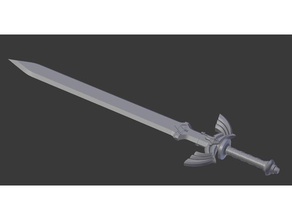 la leyenda de zelda espada maestra 1 props cosplay enlace enlaces 3d print model - Mito3D