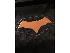 batman simbolo batarang segni e loghi di logo 3d print model - Mito3D