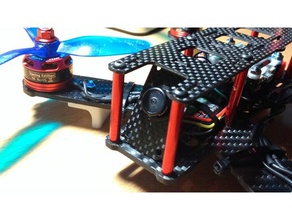 qav 210 frame runcam nano adapter 3d printing drones fpv camera mount 3d print model - Mito3D