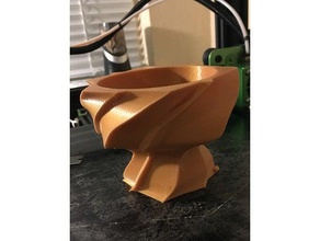 key coin bowl decor holder spiral vase 3d print model - Mito3D