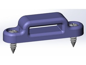 footman loop 3 4-inch velcro strap webbing organization 3d print model - Mito3D