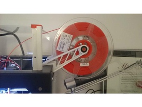 soporte de bobina mecreatoe 2 Impresora 3d accesorios filamento 3d print model - Mito3D