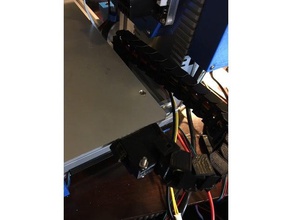 heatbed trasera conector de cable la cadena titular Impresora 3d las piezas en8 montaje 3d print model - Mito3D