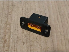 xt90 plaque de montage électrique longboard planche à roulettes xt90-s 3d print model - Mito3D