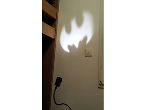 batman calling jansj light household 3d print model - Mito3D