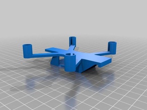 micro tbs disco remix r c vehicles 85mm diydrones drone quadcopter quad frame 3d print model - Mito3D
