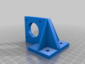 am8 y motor mount damper 3d printer parts 3d print model - Mito3D