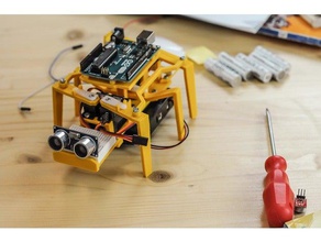 eduino de bricolaje hexápodo arduino robot la robótica 3d print model - Mito3D