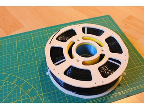 masterspool redesenho Impressora 3d acessórios dasfilament filamento de titular spool spoolholder 3d print model - Mito3D