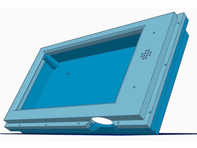 paneldue 7i-Gehäuse 3d-drucken delta 3d-Drucker duet3d duetwifi kossel 2020 7i think3dprint3d 3D print model - Mito3D