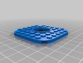 lego compatible spinner hub mechanical toys fidget 3d print model - Mito3D