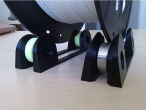 universal-Tischplatte filament spool holder 3d Drucker Zubehör 608 Lager filament-Halter Halter spool-Halter spool-roller stehen 3d print model - Mito3D