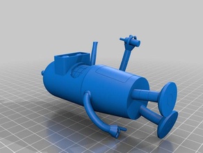 chibi bender pop giocattolo & accessori di gioco futurama 3d print model - Mito3D