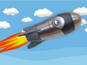 moteur-fusée tristar tomado moulin à café cuisine et salle manger modèle de fusée la 3d print model - Mito3D
