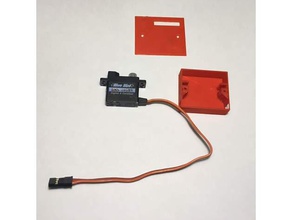 caso o servo bluebird bms-105 eletrônica de caixa servo-capa 3d print model - Mito3D