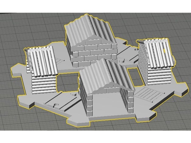Meksika tren domino istasyonu hub sürüm ıı oyunlar 3D print model - Mito3D