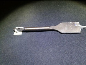 Bohrer-clip-Halter flatdrills 3d-drucken drill drill-clip Bohrer-bit-Halter Bohrfutter 3d print model - Mito3D