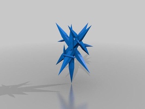 cristal arte da matemática estrutura cristalina 3d print model - Mito3D