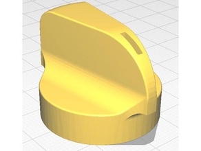 01-04 ford mustang c knob automotive 3d print model - Mito3D