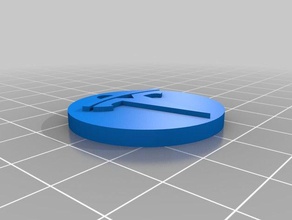 mini tesla keychain 3d printing key keychains 3d print model - Mito3D