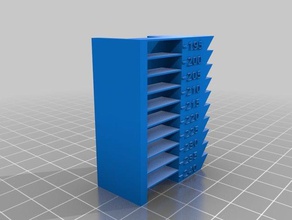 heat tower 3d printing filament temperature test 3d print model - Mito3D