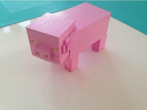 cerdo de minecraft juegos 3d print model - Mito3D
