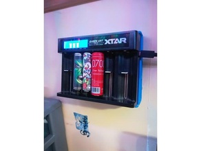 wall-case xtar mc6 li-ion battery charger diy 18650 holder case 3d print model - Mito3D