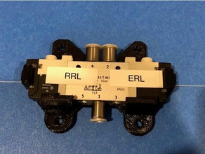 pnömatik solenoid bracket robotbilim 10-b52-t-m7 vuvg seçmeli Robotik andymark ilk frc robot pnuematic 3d print model - Mito3D