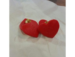 heart pin jewelry da vinci valentines day 3d print model - Mito3D