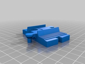 duplo train quarter curved - viertel kurve toy & game accessories lego 3d print model - Mito3D