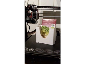 seed envelope holder outdoor & garden seeds storage box 3d print model - Mito3D