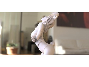 beyaz tavşan heykeller batman 3d print model - Mito3D