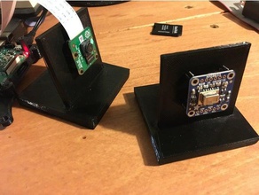masaüstü Fikstür resmi raspberry pi kamera kılavuz göz ır sensörü breakout Çin 4-kanal röle modülü elektronik adafruit grideye picamera 3d print model - Mito3D