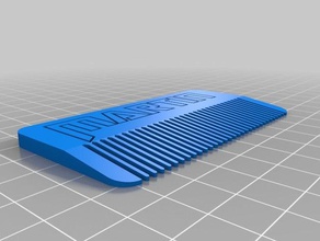 custom comb bathroom 3d print model - Mito3D