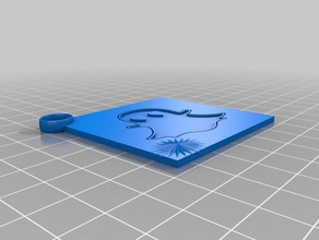 tornar-chave snapchat A impressão 3d 3d print model - Mito3D
