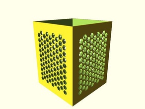caja de nido abeja cut-outs organización 3d print model - Mito3D