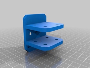 bowden extruder mount am8 3d printer parts anet a8 3d print model - Mito3D