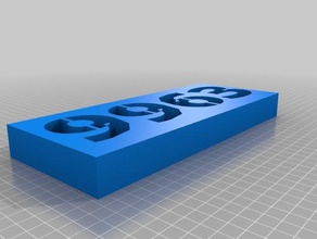 team numebrs 3d printing 3d print model - Mito3D
