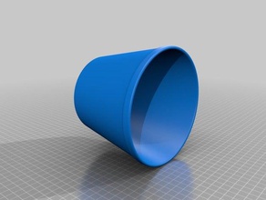 simple pot drain 3d printing valentine 3d print model - Mito3D