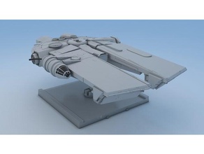 yt-1700 class ınterceptor x-wing oyunlar oyun millennium falcon minyatür gemi uzay gemisi star wars wargame xwing 3d print model - Mito3D