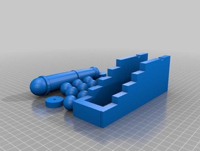 el cañón props 3d print model - Mito3D