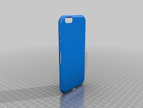 iphone 6 esnek durumda cep telefonu kılıfı 3d print model - Mito3D