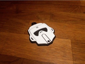 scout trooper Schlüsselanhänger keychain keyring star wars stormtrooper 3d print model - Mito3D