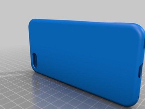 iphone 7 flexibles caso el teléfono móvil 3d print model - Mito3D